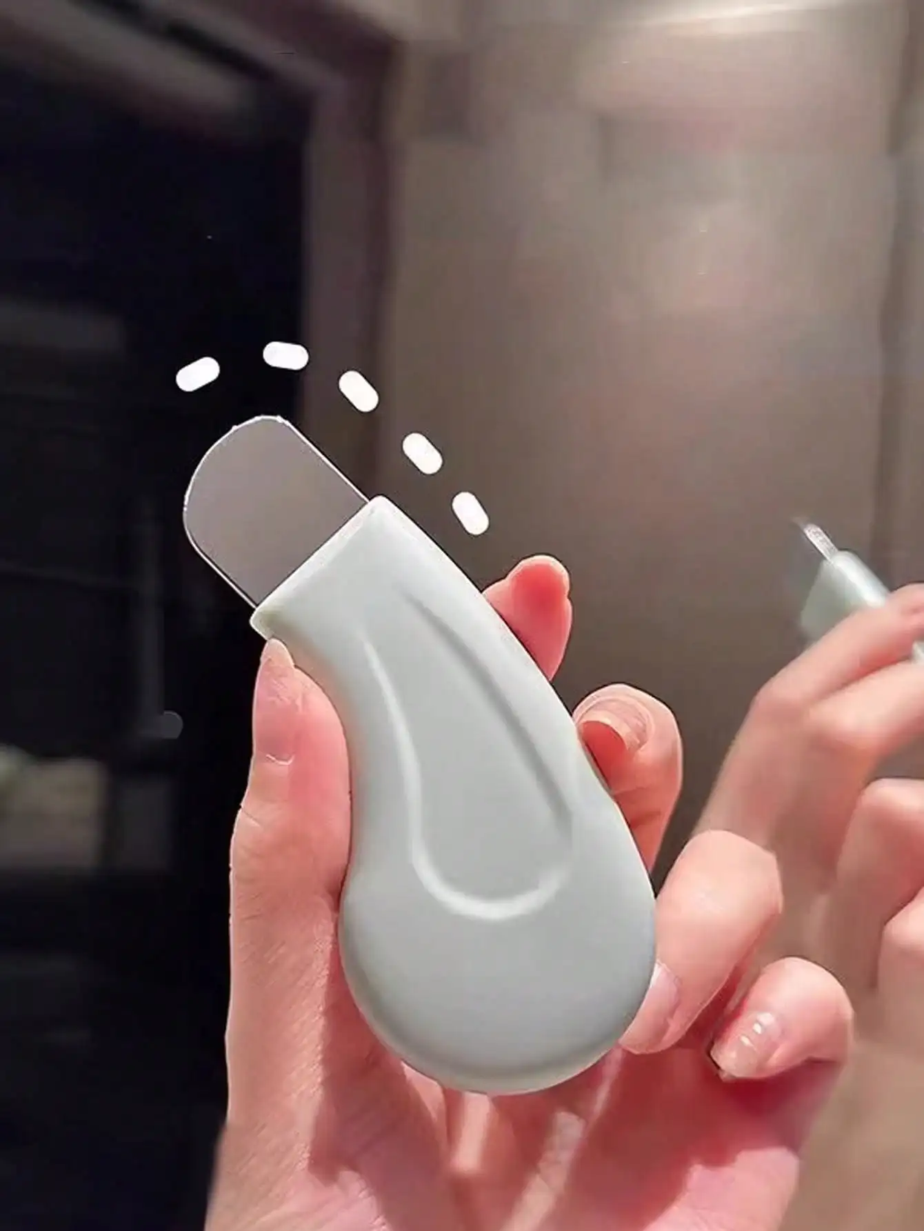 1pc Blackhead Removal Tools, Silicone Nose Blackhead Remover, Green And Pink Blackhead Remover, Facial Scraper, Deep Cleansing M