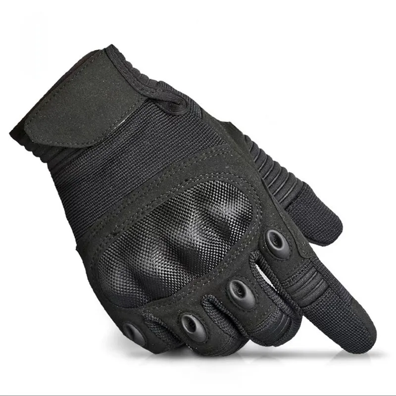 Super Fiber Men's Tactical Gloves Protection Shell Men Women Riding Hard Knuckle Full Finger Touch Screen Motorcycle Gloves
