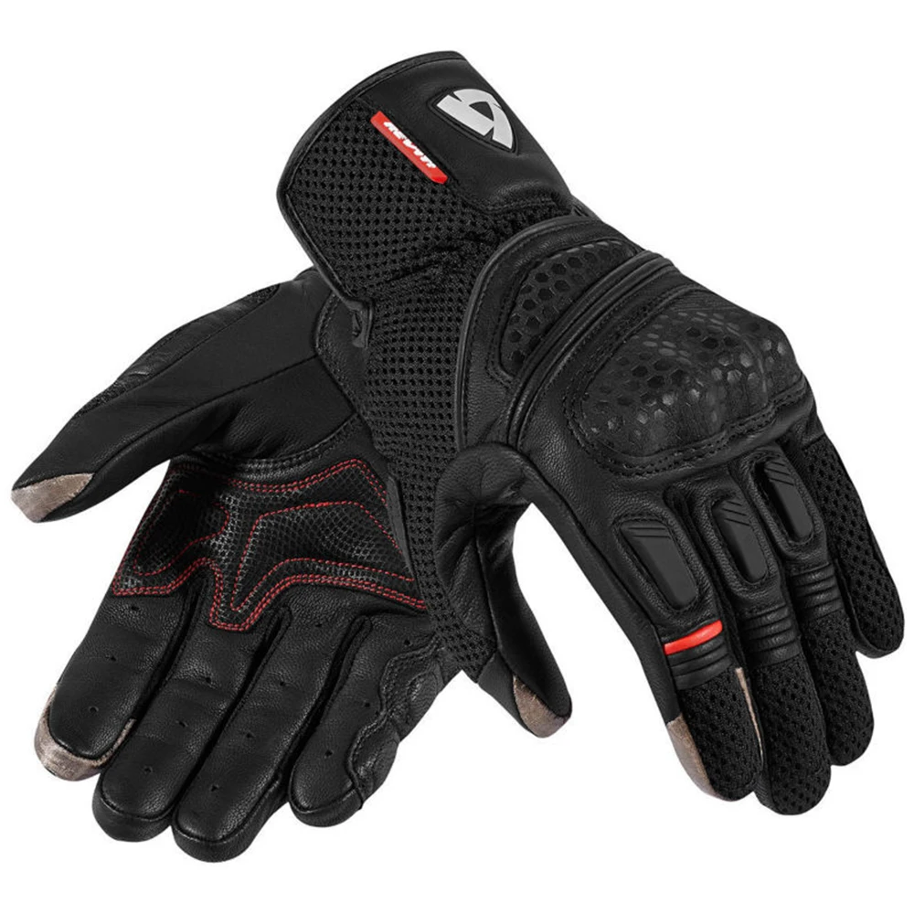 Revit Dirt 2 Leather Gloves Touch Screen Motorcycle Motorbike Off-road Race Protective Riding