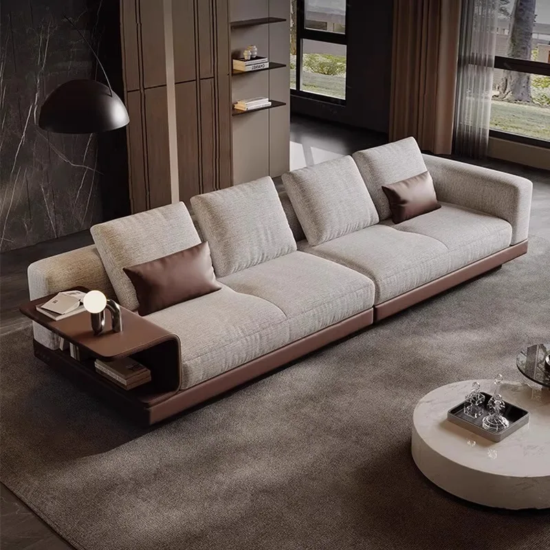 Connelly Sofa Set Italian Minimalist Multifunctional Cotton-Linen Fabric Design Sofa for Living Room for Small & Large Spaces