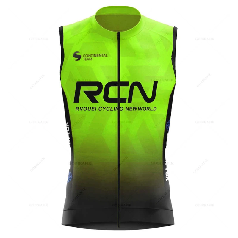 2026 Rcn New Cycling Compressed Summer Windproof Lightweight Sleeveless Men's Mountain Cycling Sweatshirt Team Cycling