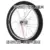 Three-wheel activity wheel 20inch with inner and outer tires