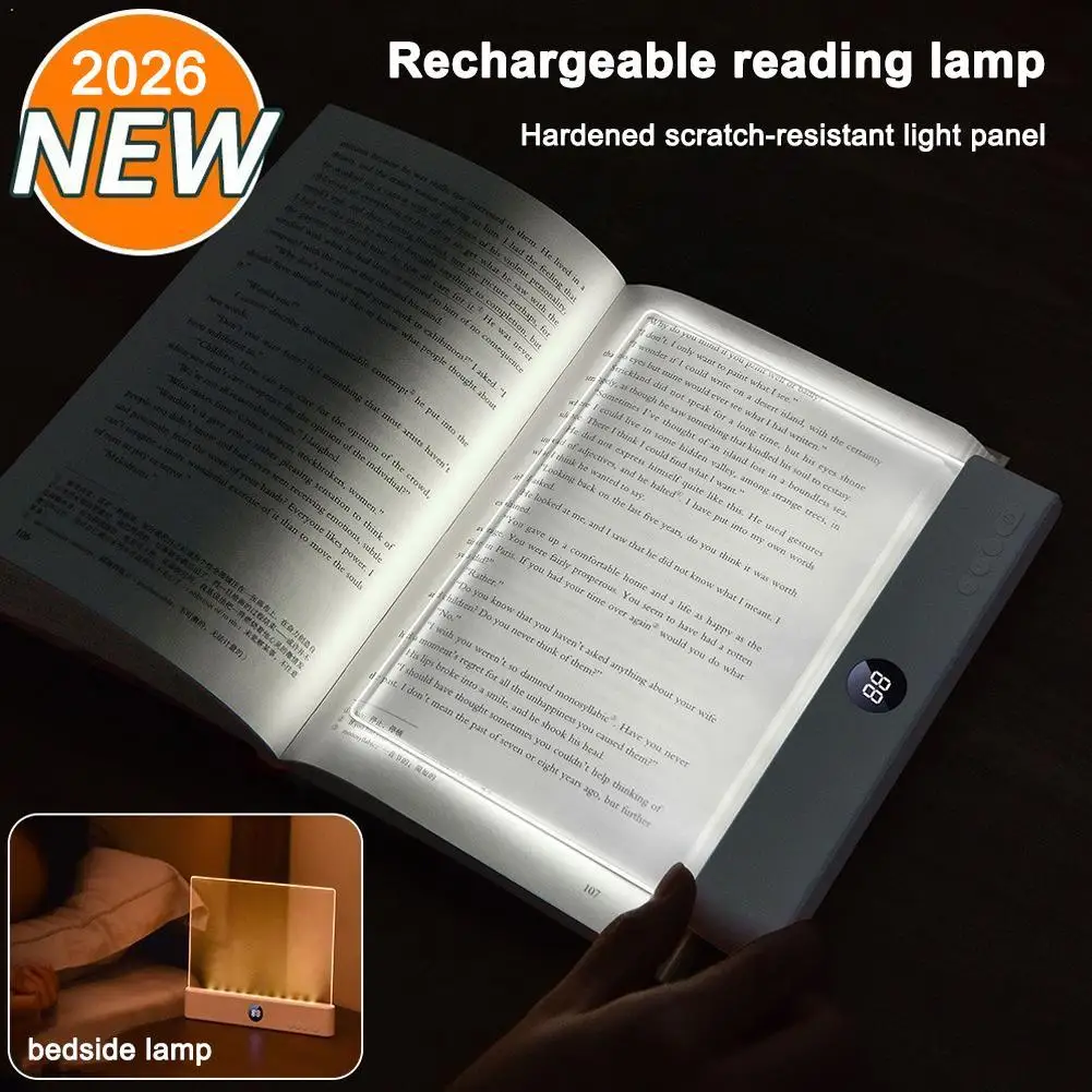 LED Reading Light Vision Reading Light 3 Color Adjustable Eye Protection Reading Light Usb Charging Student Night Reading Lamp