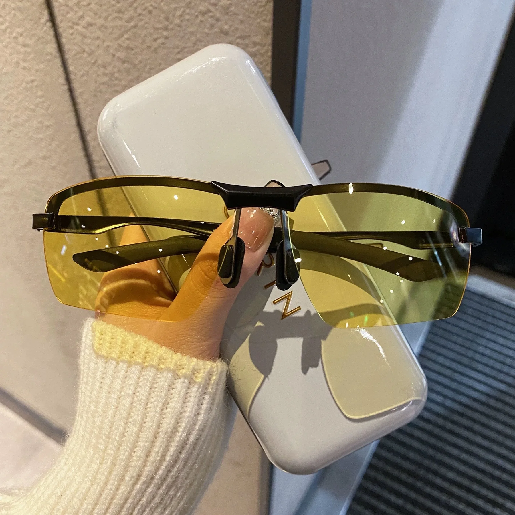 Night Vision Glasses Protection Riding Sports New Men's Polarized Sunglasses Driver Driving