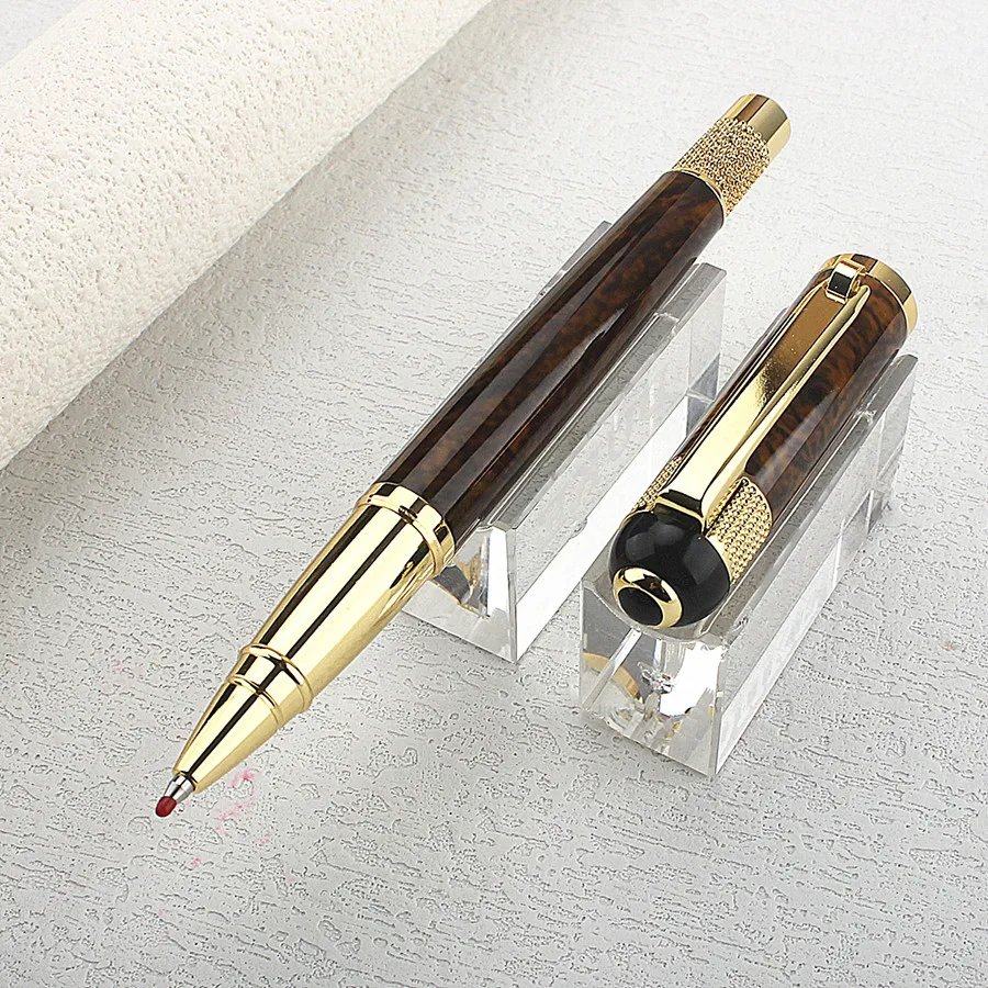 luxury Rollerball Pen 0.5mm black refill Office Students ballpoint pen/Metal ball pen/gel pens Gift box