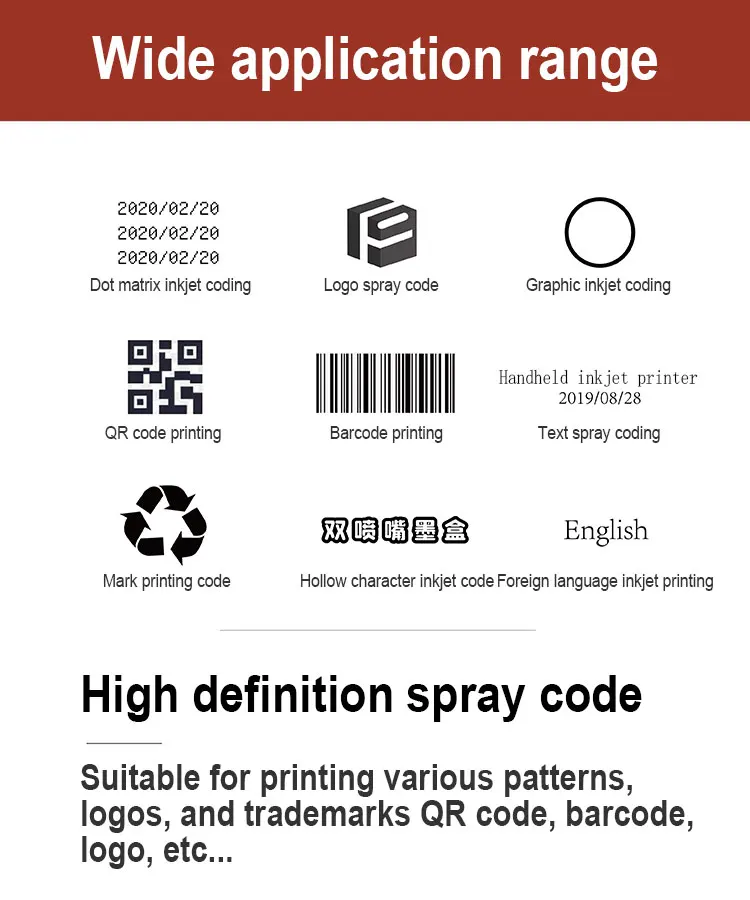 1 2 3PCS Fast Drying Inkjet Printer Cartridge 2588M 2588+ Solvent Ink Waterproof