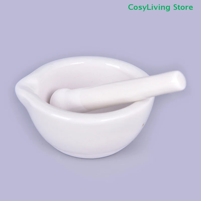 1 x Mortar 1 x Pestle Chinese Style Grinder Set Grinder Kitchen Mortar And Pestle Tools 60mm