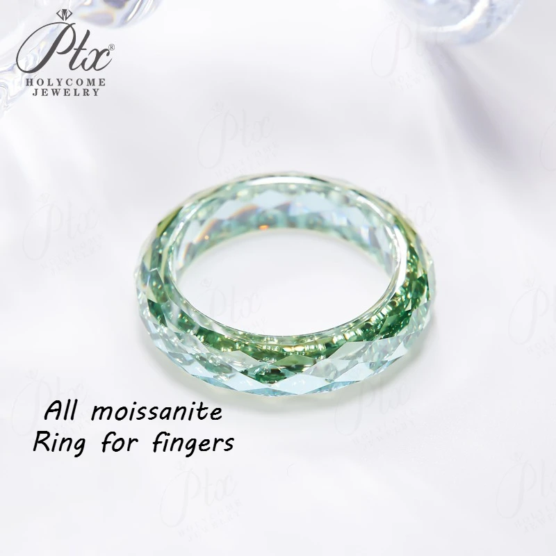 100% Moissanite Diamond Ring Proposal Engagement Wedding Band Anniversary Gift Luxury High Quality for Men&Women Rare Jewelry