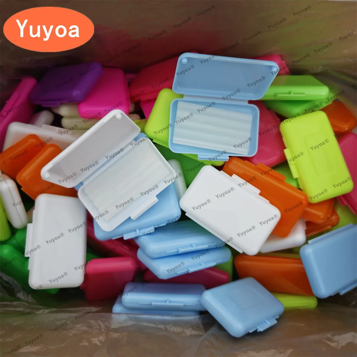 100 boxes Yuyoa Dental Orthodontic Wax for Braces Fruit Flavour Aligning Teeth Relief Wax Oral Supplies