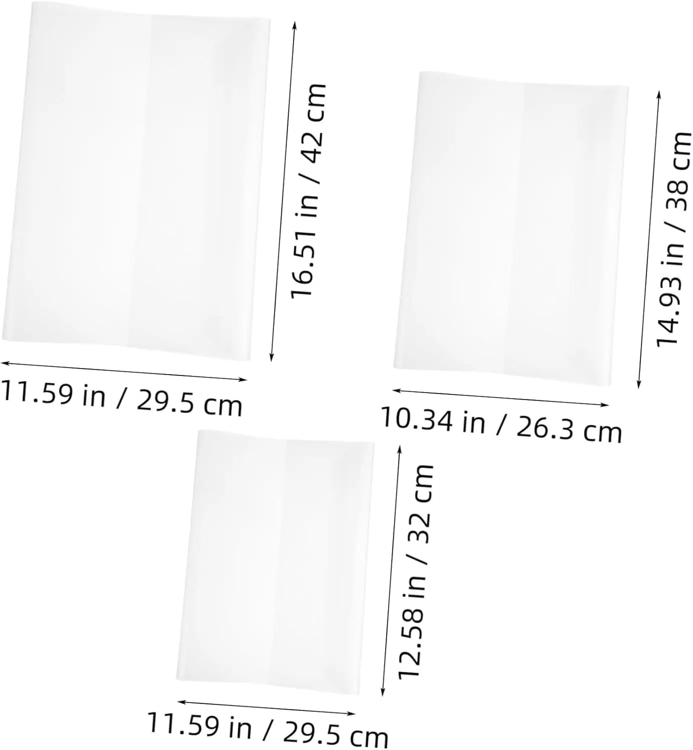 10/30PCS A4/16K/22K Transparent Book Cover Self-Adhesive Closure Students Waterproof Notebook PVC Protective Skin Sleeve Wrap