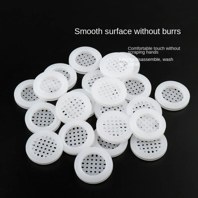 10pcs Furniture plastic air vent cover Kitchen cabinet Shoe cabinet Air mesh moisture proof vent Double white closet air vent