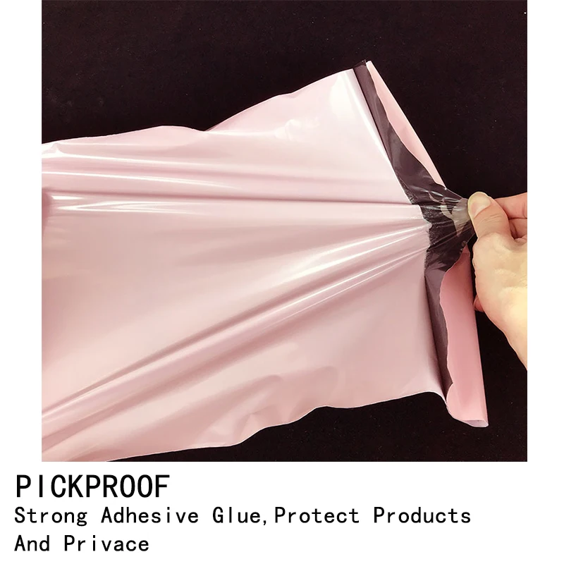 10pcs Light Pink Poly Mailer Self Adhesive Shipping Mailing Packaging Envelopes Postal Bag Postal Bags Courier Storage Bags