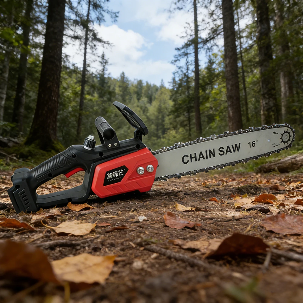 12/16-Inch Cordless Mini Li-Ion Electric Chainsaw Portable Electric Saw Compatible with 21V for Makita Battery (NO Battery)