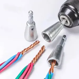1PC Wire Twisting Tool for Power Drill Fast Connector Electrician Helper Time Saving DIY Electrical Work Cable Multi Tool