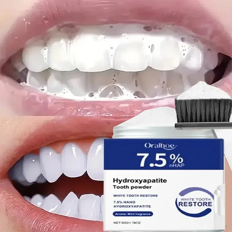 1PCS Tooth Powder Natural Whitening Deep Cleaning Stain Remover Fresh Breath Daily Use For Men and Women