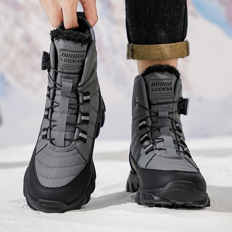 2025 new style men's casual fashion warm snow boots, low temperature resistant, autumn and winter style