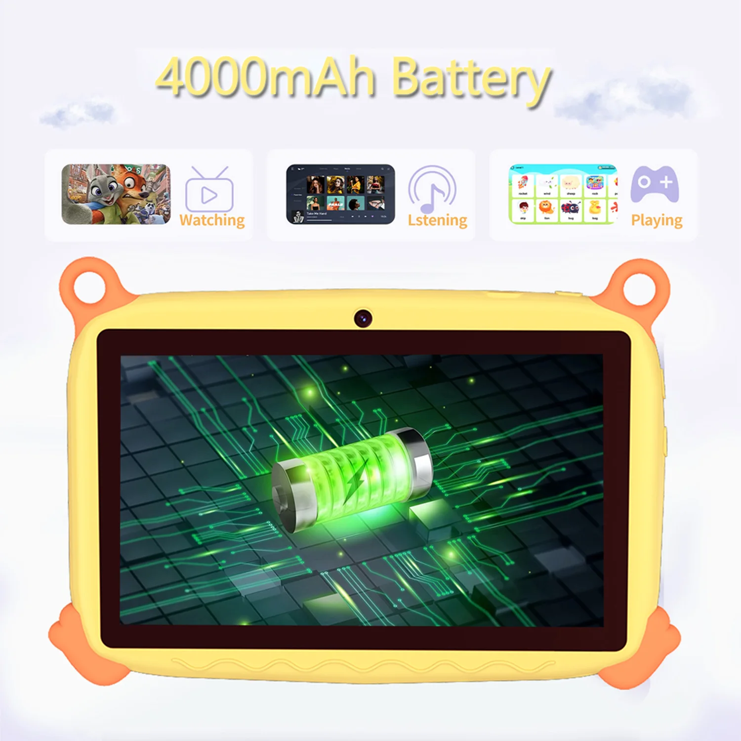 2026 Global Version 7 Inch 5G WiFi Kids' tablet Quad Core 4GB RAM 64GB ROM Dual Cameras Children's Gifts Tablets Android 13.0