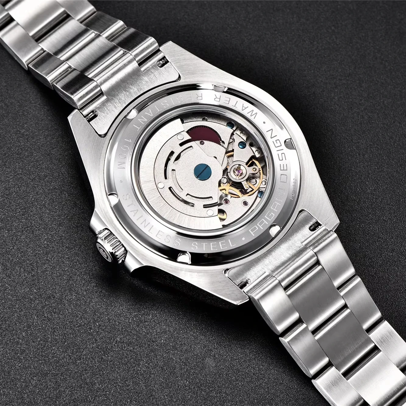 2026 PAGANI Design New Men's Automatic Mechanical Watches GMT Watch 42mm Sapphire Stainless Steel Waterproof Watch Reloj Hombre