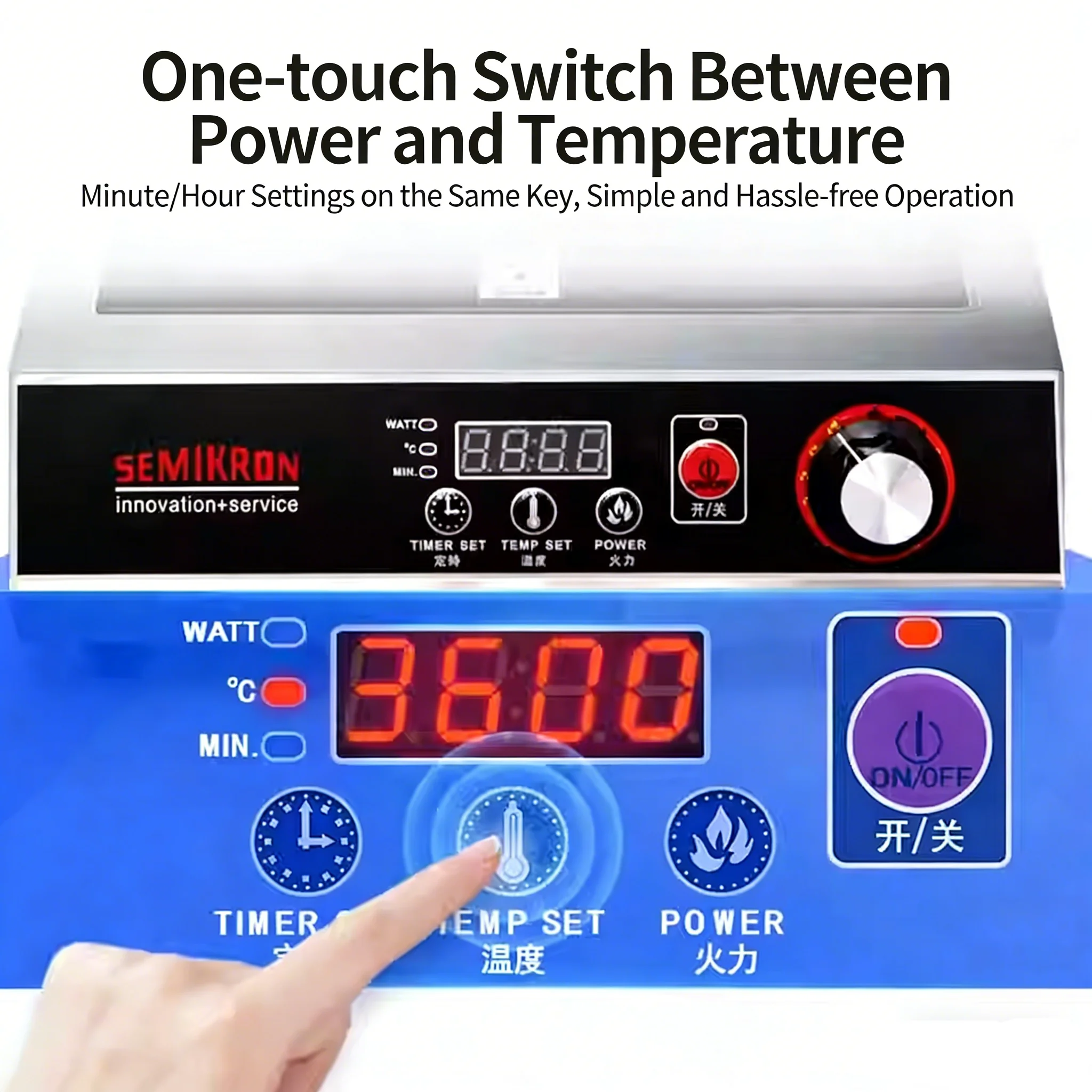 220V 3600W high-power single-head induction cooker button control maximum load-bearing 50KG black crystal pane