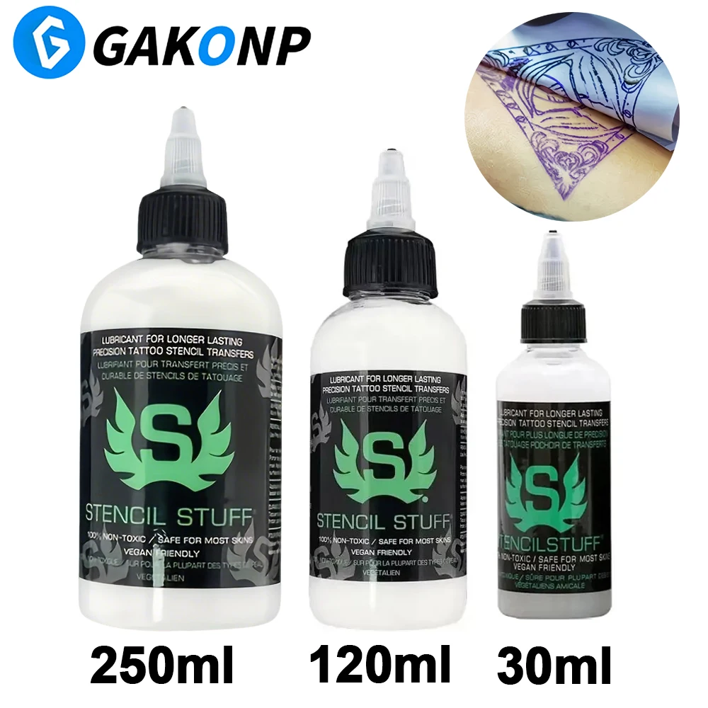 250/120/30ml Tattoo Stencil Magic Gel Tattoo Transfer Cream Thermal Copier Solution Cream for Transfer Papers Tattoo Accessories