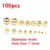 4x1.5mm gold 100pcs
