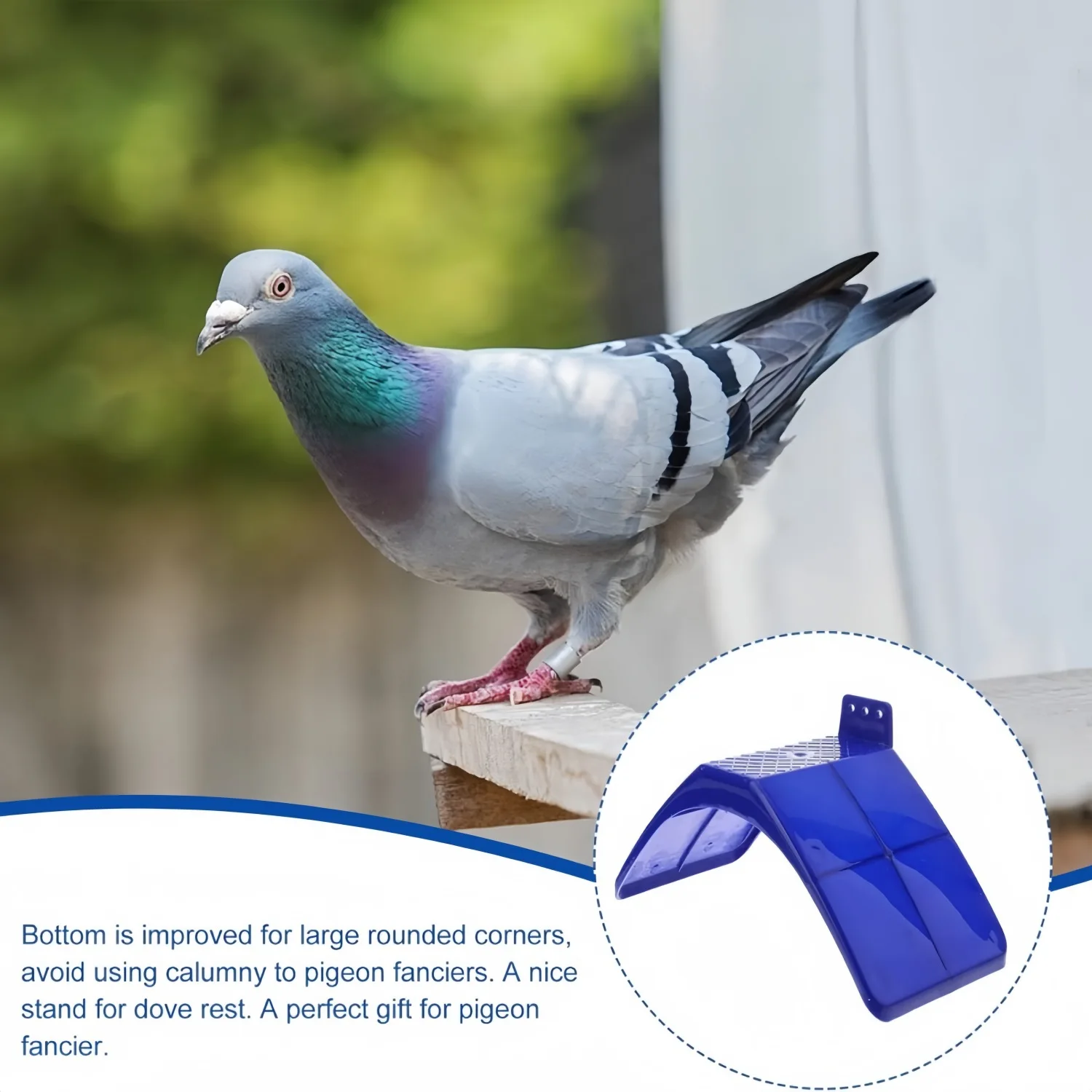 30Pcs Dove Rest Stand Lightweight Pigeon Perches Plastic Bird Roost Holder Pigesons Dwelling Frame Birdcage Accessories Supplies
