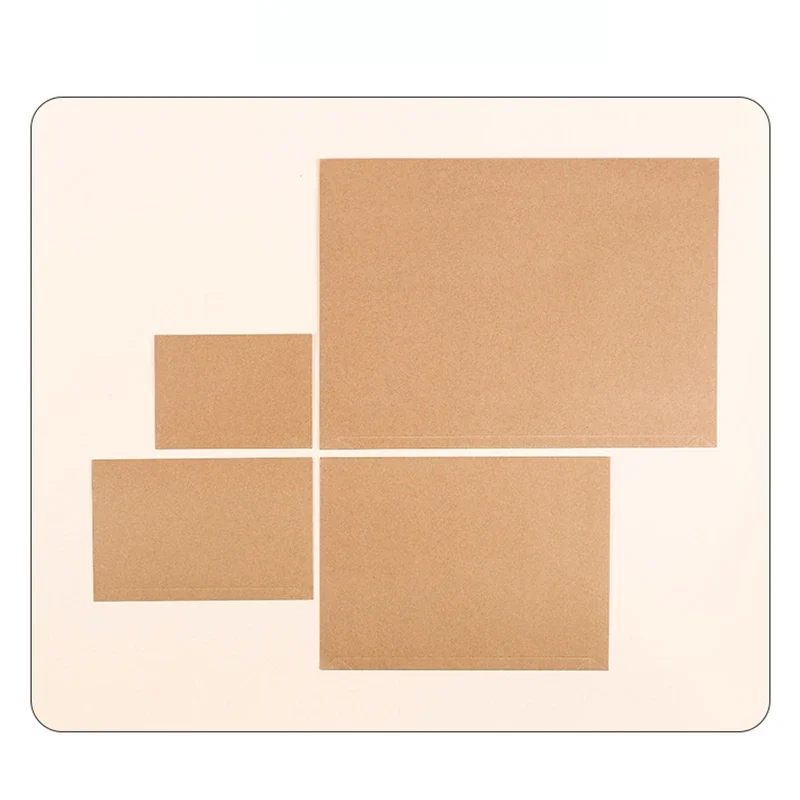 30pcs Envelope A3 A4 A5 A6 Postcards Message 250g Kraft Paper Autohesion Invitations Business Letters Express File Storage Bag