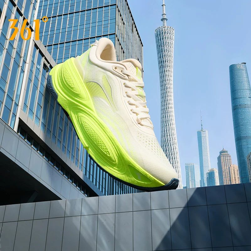 361 Degrees PopBlaze 6 Men Running Shoes Lightweight Wear Resistant Comfortable Shock Absorb Soft Soled Male Sneakers 672622201