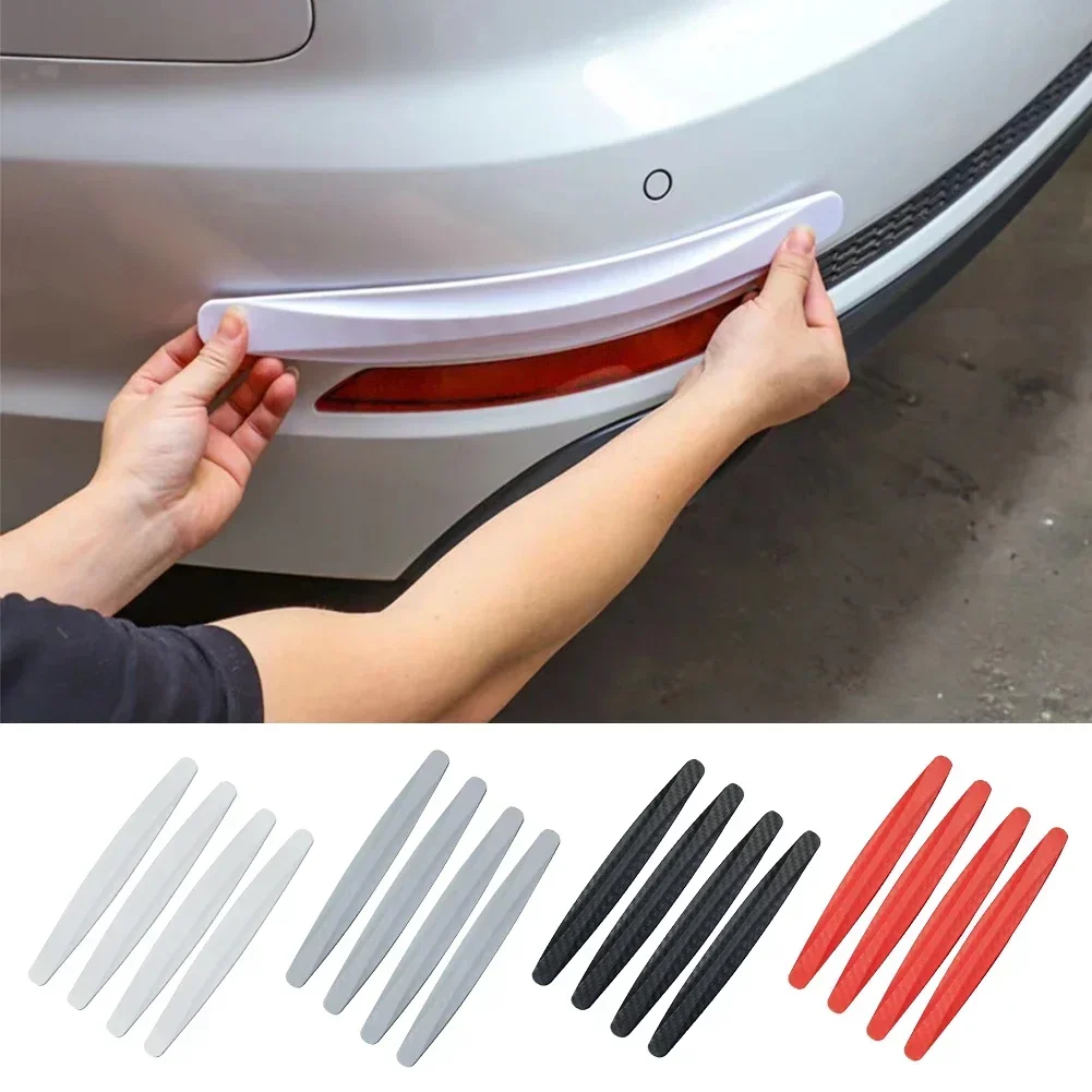 4/6 Piece Universal Front Rear Bumper Corner Protector Guard Car Anti-collision Protection Decoration Strip Car Accessories New