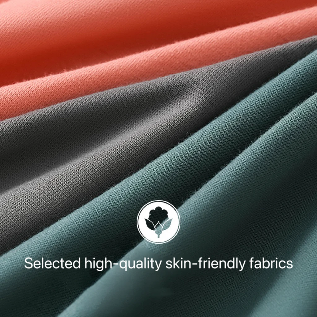 4Pcs Men Underwear Sporty Boxers Plus Size Youth Boxer Shorts Comfortable Breathable Flat Pants Men's Square Panties Briefs Gift