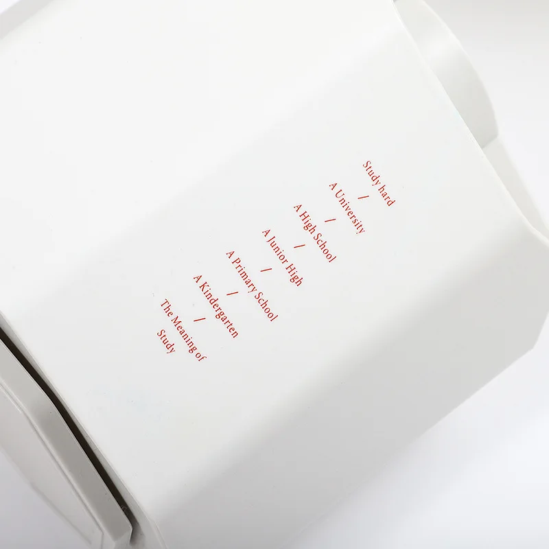 5-hole Large-capacity Rotating Pen Holder Storage Box Office Desktop Stationery Pen Holder Simple Student Supplies