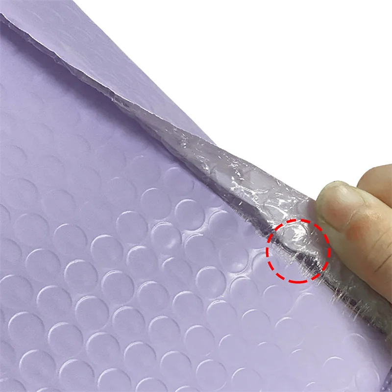 50PCS Purple Bubble Mailers Bubble Padded Mailing Envelopes Mailer Poly for Packaging Self Seal Shipping Bag Bubble Padding