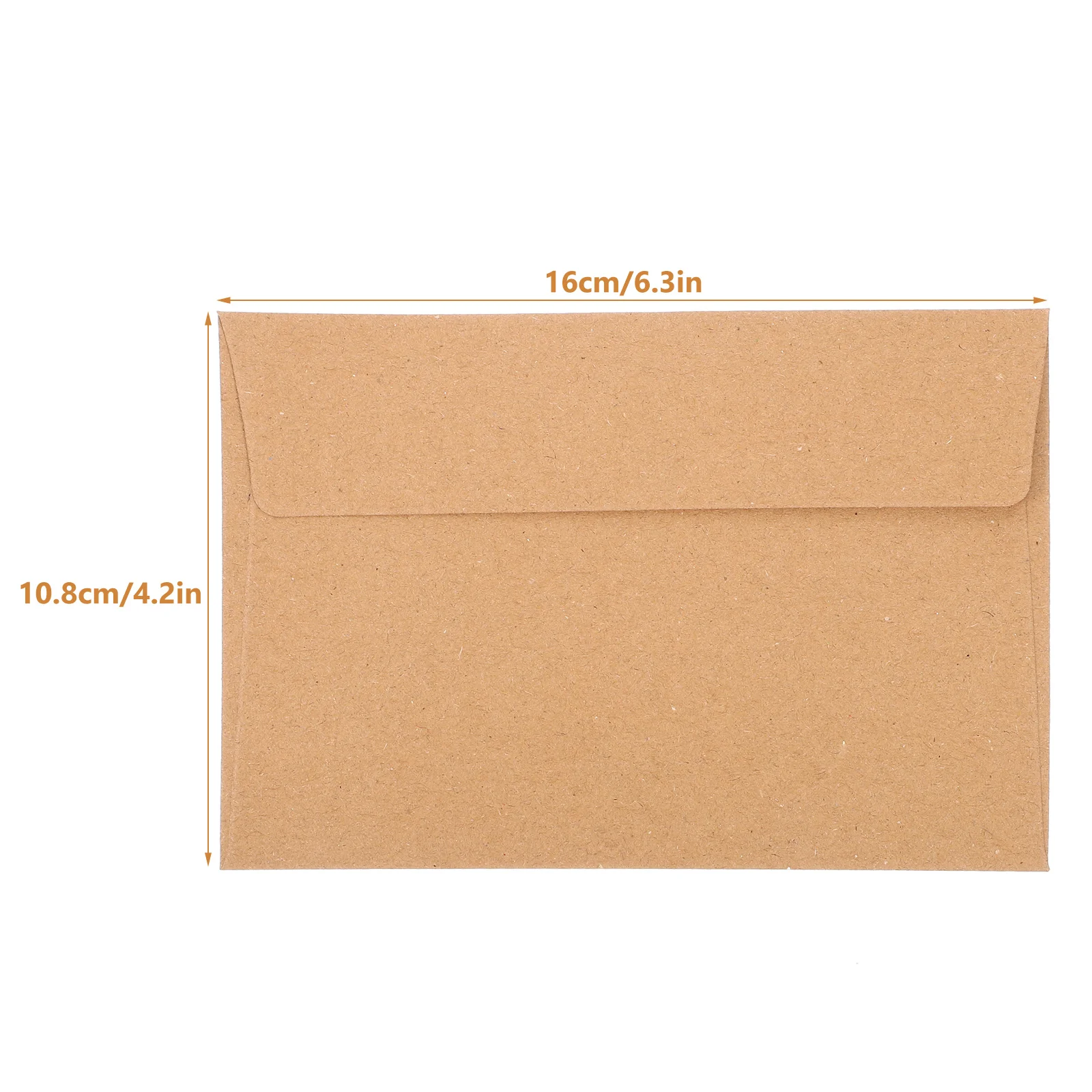 50Pcs Classical Kraft Blank Paper Envelopes Gift Card Envelope Vintage Greeting Card Envelopes For Wedding Party Invitation