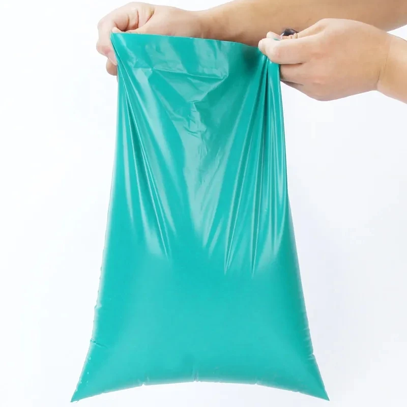 50Pcs/Pack Plastic Courier Green Bag Express Packaging Bags Thicken Clothing Waterproof Mailing Bags Self Seal Envelope Pouch