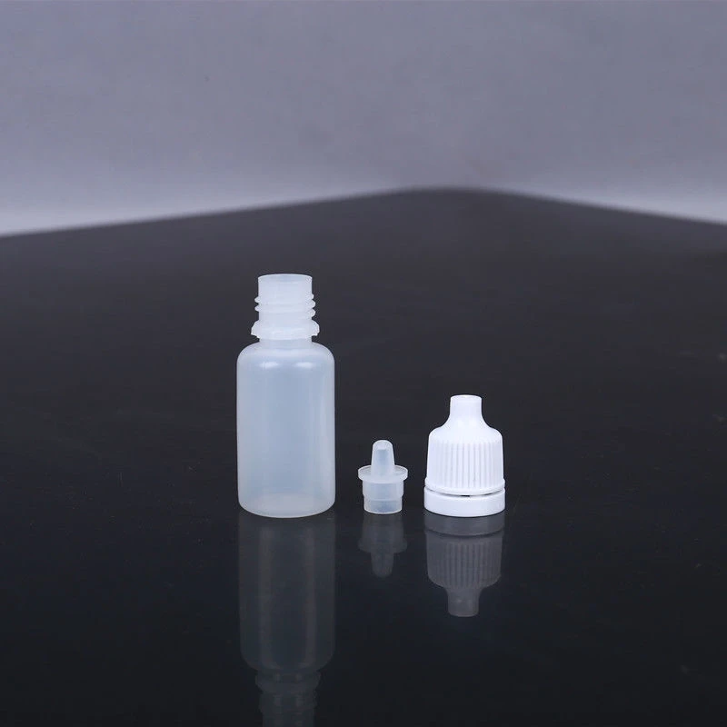 5pcs 5ml/10ml/20ml/30ml/50ml Transparent Leak-Proof Eyes Liquid Dropper Refillable Bottles Empty Plastic Squeezable Travel Paint