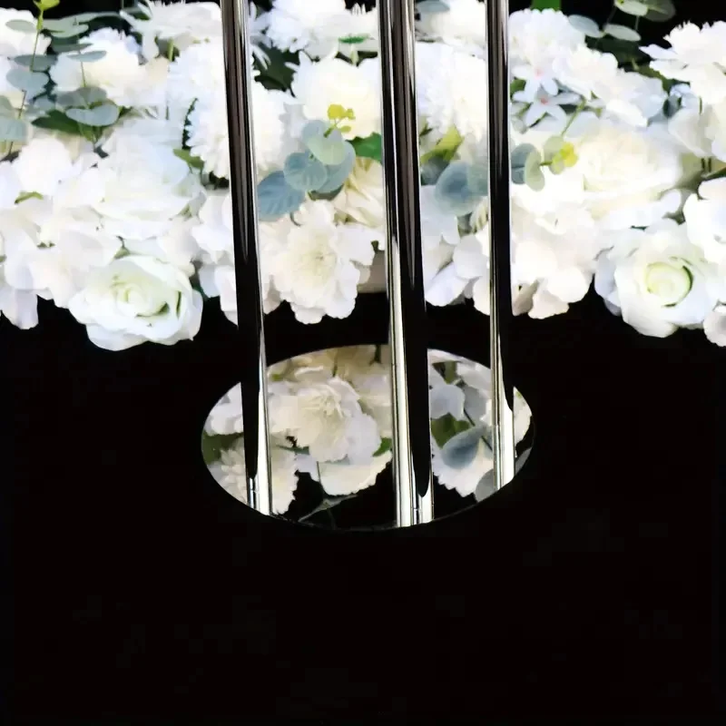 5pcs10 piece, 5 Arm Candle Holder Centerpiece, Silver Candle Holder for Wedding Party Store Store Gold Acrylic Candelabra Candle