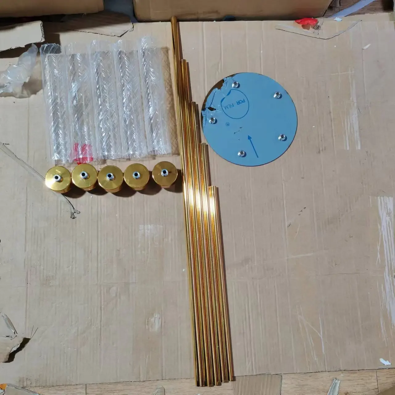 5pcs10 piece, 5 Arm Candle Holder Centerpiece, Silver Candle Holder for Wedding Party Store Store Gold Acrylic Candelabra Candle