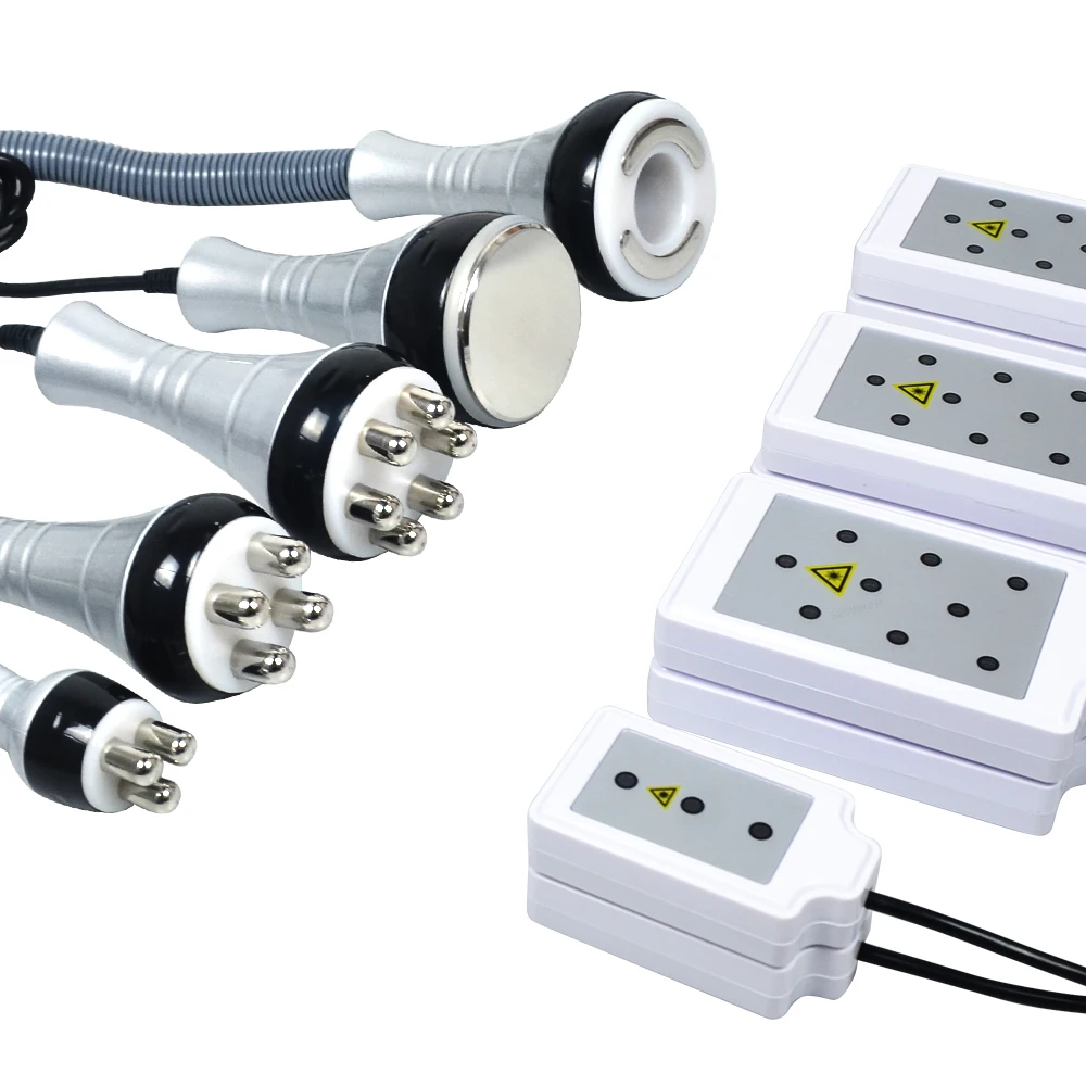 6 in 1 40K Cavitation Ultrasonic Body Slimming Machine Body Shape Loss Weight Vacuum Rejuvenation Skin Lift Tighten Tool