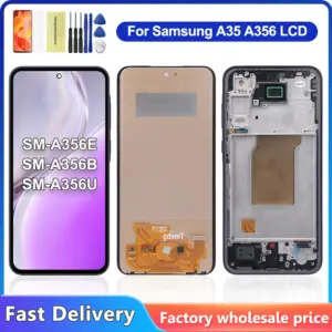 6.6'' Tested A35 5G Display With Frame Replace For Samsung A356 A356B A356E A356U Lcd Display Touch Screen Digitizer Assembly