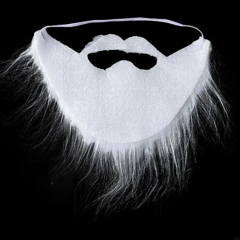 652F DIY Fancy Dress Fake Beard Long Fluff Beards Cosplays Costume Props Halloween Beard Mustache Christmas Party Supplies