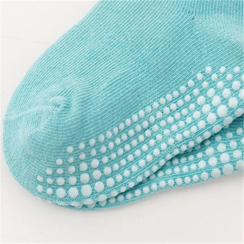 6Pairs/set Children's Socks For Boys Girls Casual Sport Kids Floor Boat Boy Girl Solid Baby Toddler Sock Anti-slip Spring Autumn