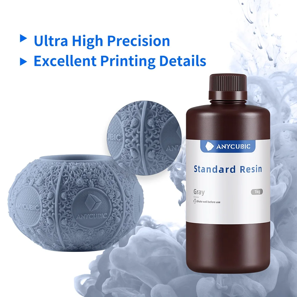 ANYCUBIC 405nm UV Resin For 3D Printer Photon Mono 4 3D Printing Resin LCD UV Sensitive Resin For 3D Printer 1kg