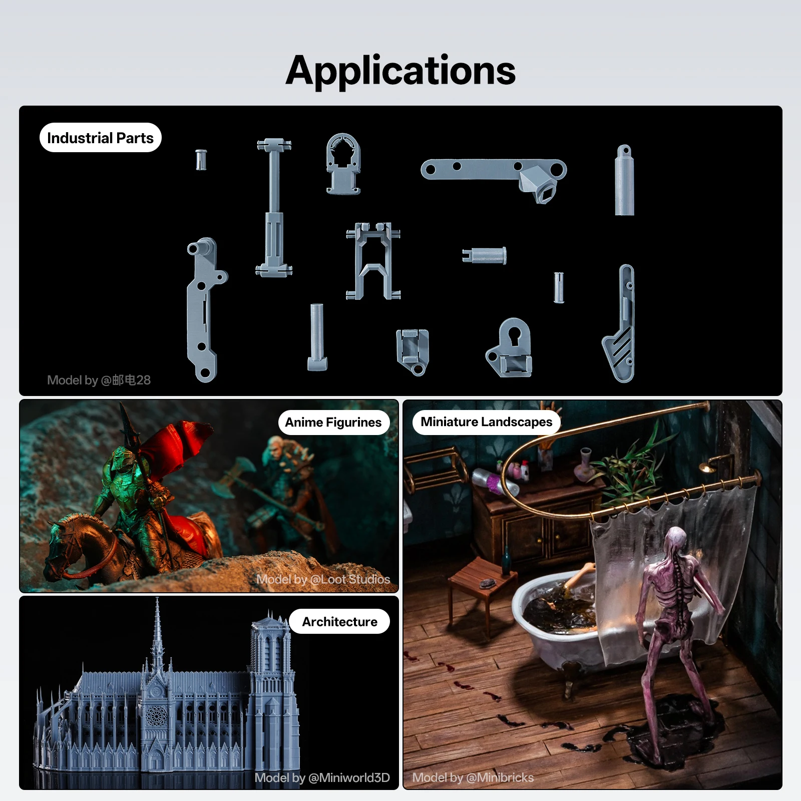 ANYCUBIC ABS Pro 2 Resin 405nm Photosensitive Polyresin High Precision with Minimal Shrinkage for LCD 3D Printer