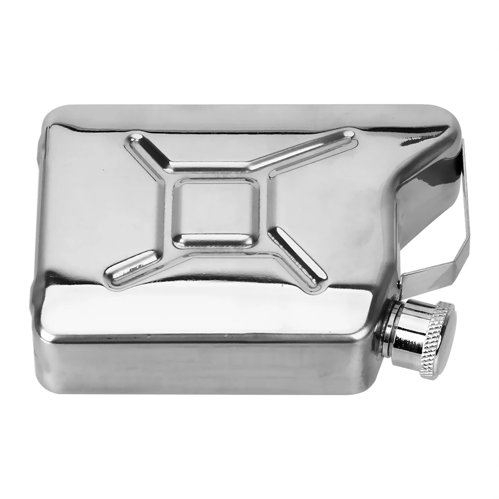 Alcohol Wine Container Gasoline Bucket Style Portable Whisky Vodka Bottle Kit Hip Flasks 5oz Stainless Steel For Party Bar Home