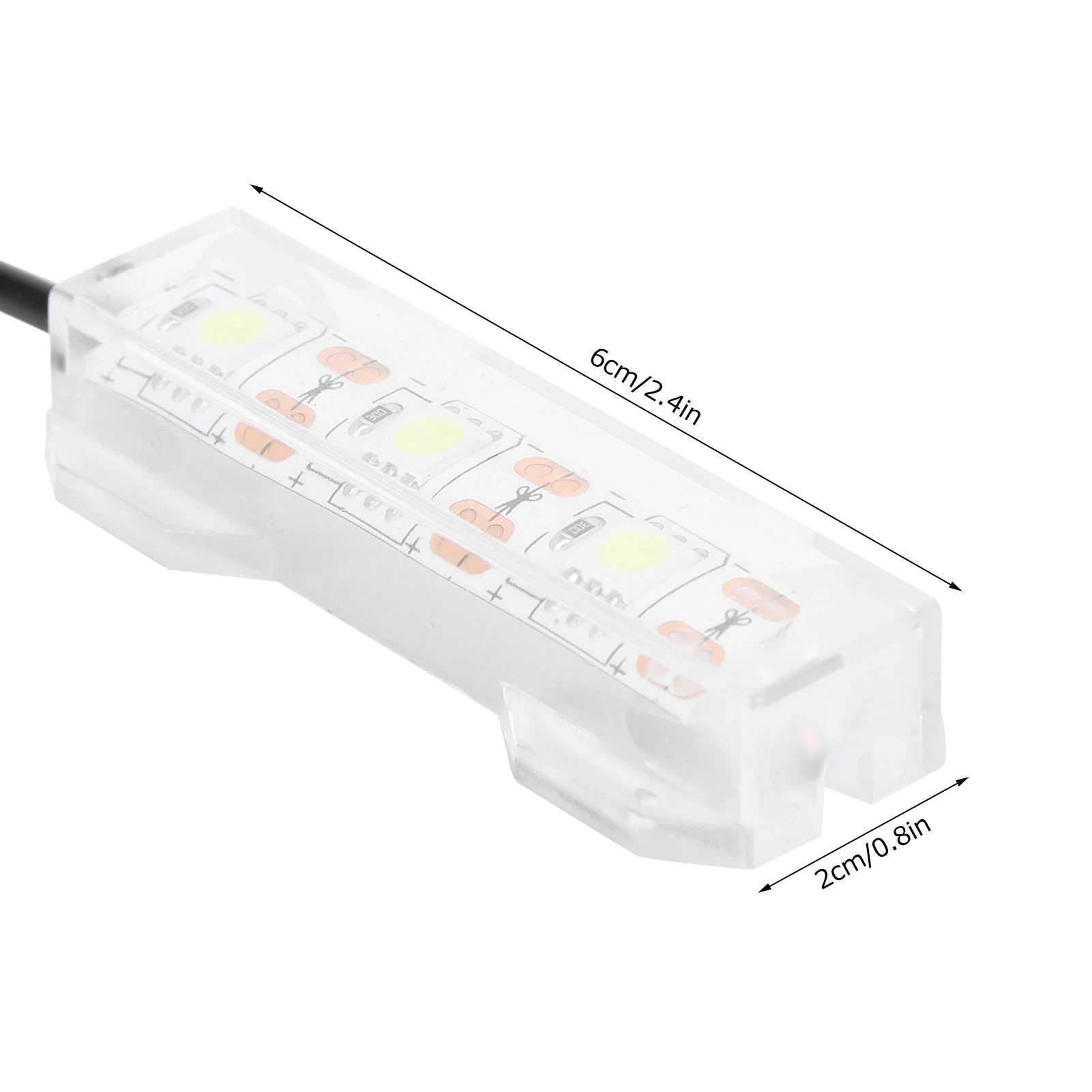 Aquarium Decoration Light Aquarium USB Light Small Aquarium Water Plant Light Desktop Fish Decoration Soft LED Lamp