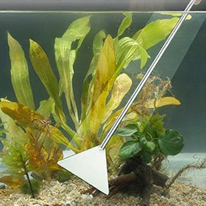 Aquarium Scissors Tweezers Tool Fish Tank Plants Wave Scissors Water Grass Stainless Cleaning Tools Holder Aquarium Accessories