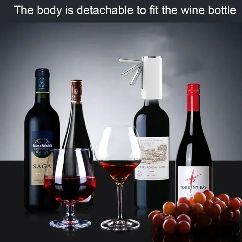 Automatic Alcohol Dispenser, Professional, High End Whiskey Pump Dispenser, Liquor Pump, Adjustable, Foldable Wine Decanter