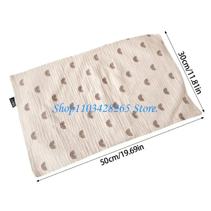 Baby Pillow Cover Washable Kid Pillow Cushion Rectangle Pillow Slip for Newborns Infant Pillowcase Cotton Pillow Covers G2TE