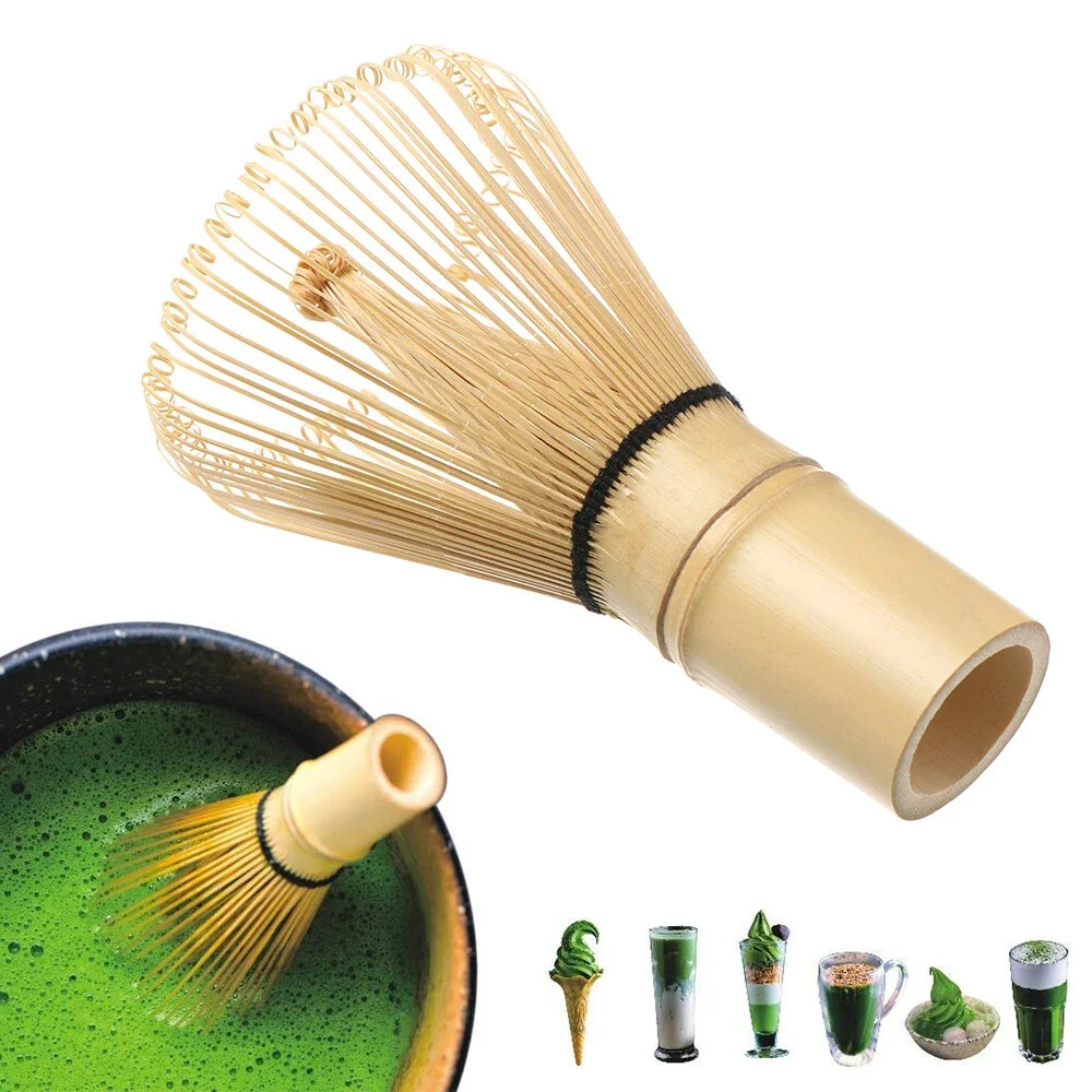 Bamboo Matcha Whisk Green Tea Powder Brush Grinder Matcha Chasen Mixer Stirrer Reusable Tea Whisk Teaware Tea Tools