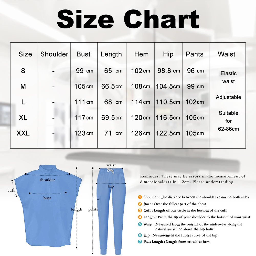 Beauty Spa Uniform Beautician Nail Stylist Work Clothes Fashion Short Sleeved Top Pants Suit Medical Accessories Scrub Nurse Set